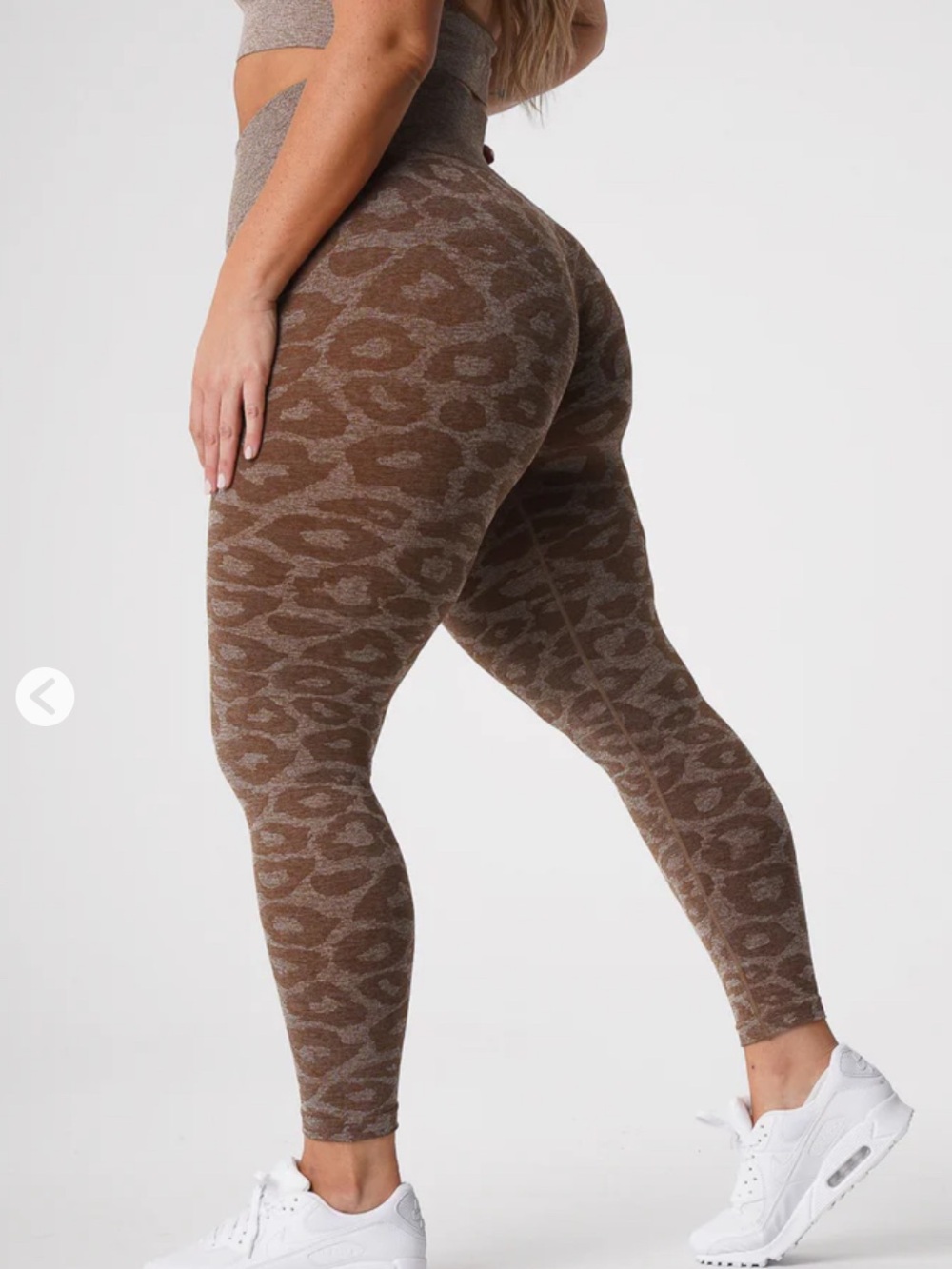 NVGTN Mocha Leopard Seamless Leggings